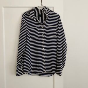 J Crew silk button up shirt